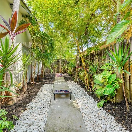 Villa Luxury Tropical Oasis! Huge Saltwater Pool! 1 Mile To Beach! Fort Lauderdale Exterior foto