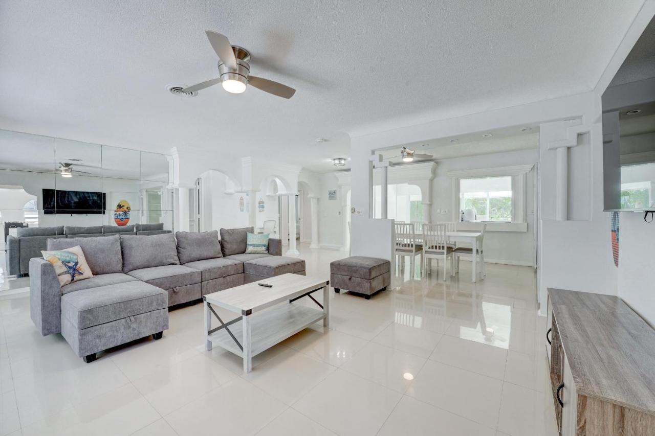 Villa Luxury Tropical Oasis! Huge Saltwater Pool! 1 Mile To Beach! Fort Lauderdale Exterior foto